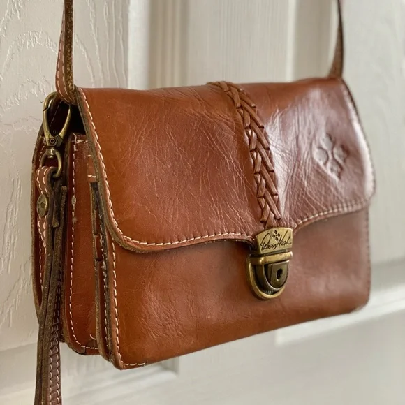 Patricia Nash Bianco leather women’s crossbody bag excellent condition - Picture 2 of 10